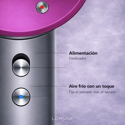 Secador de pelo profesional con cabezales imantados