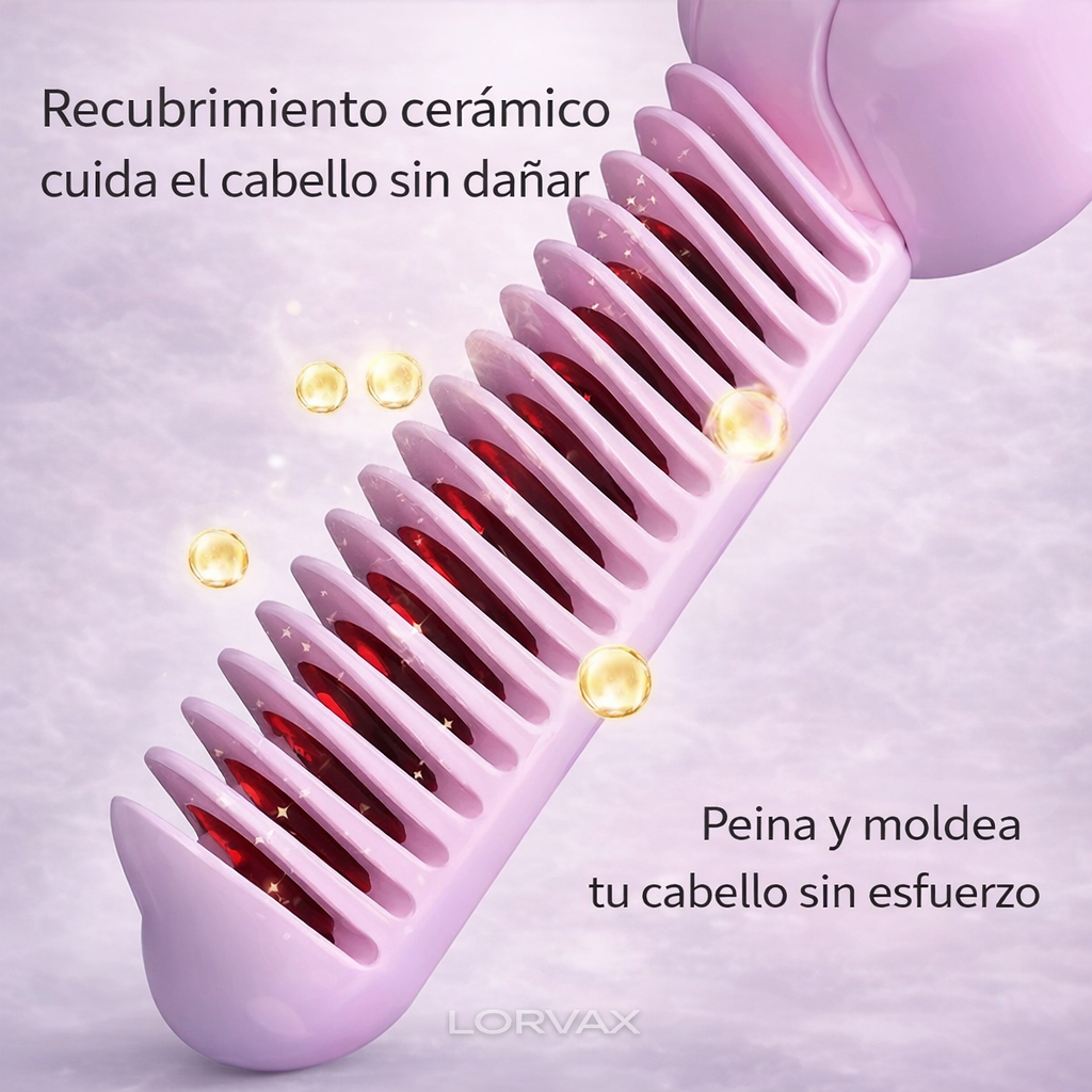 Cepillo Alisador Portátil Plegable