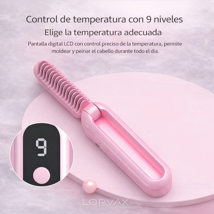 Cepillo Alisador Portátil Plegable