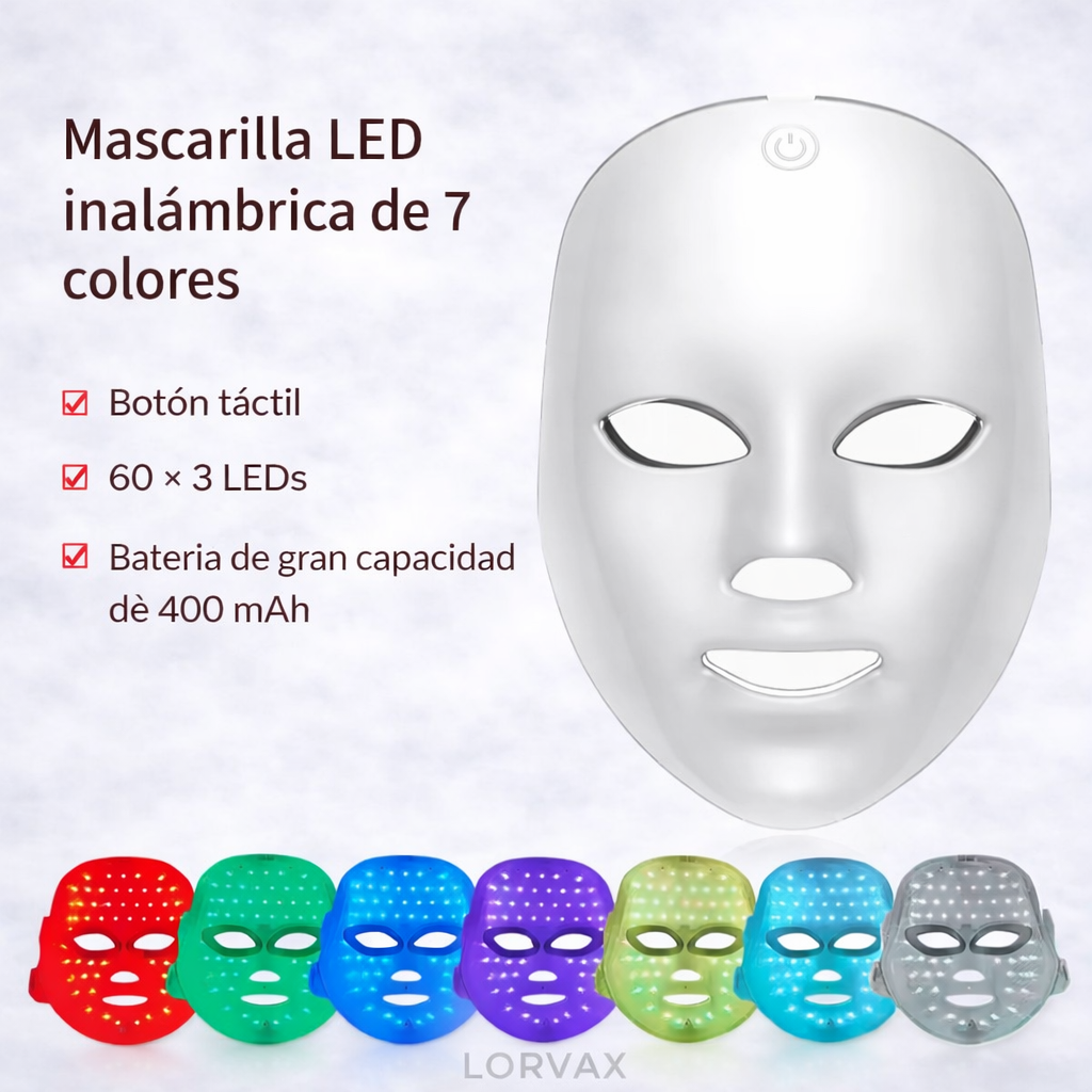Máscara Facial LED Profesional