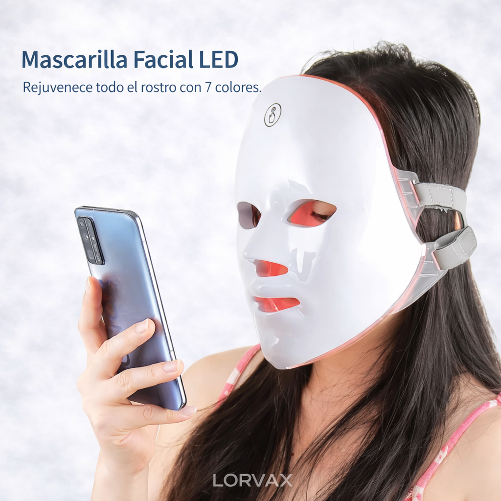 Máscara Facial LED Profesional
